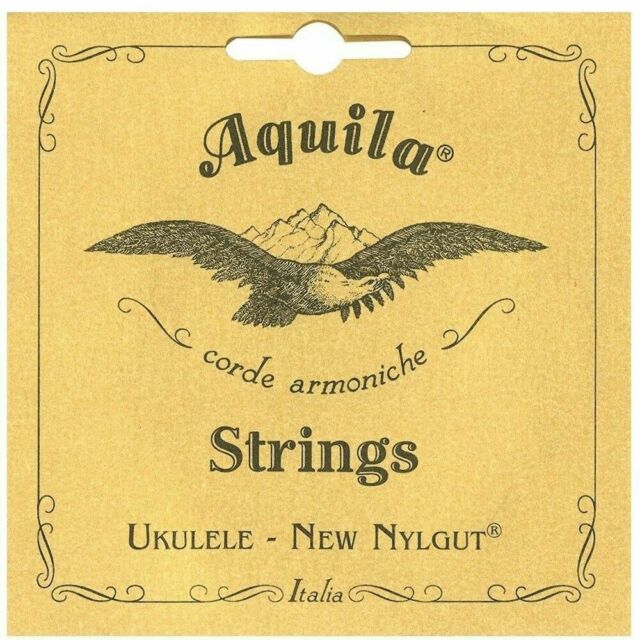 Aquila Nylgut Ukulele Soprano Strings – white nylon-Low G wound (5U)