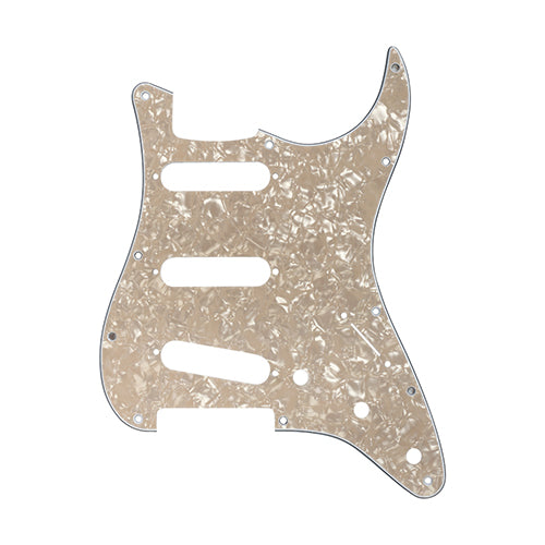 STRAT Pick Guard D'Andrea – Black/Red/Silver/Vintage Pearl