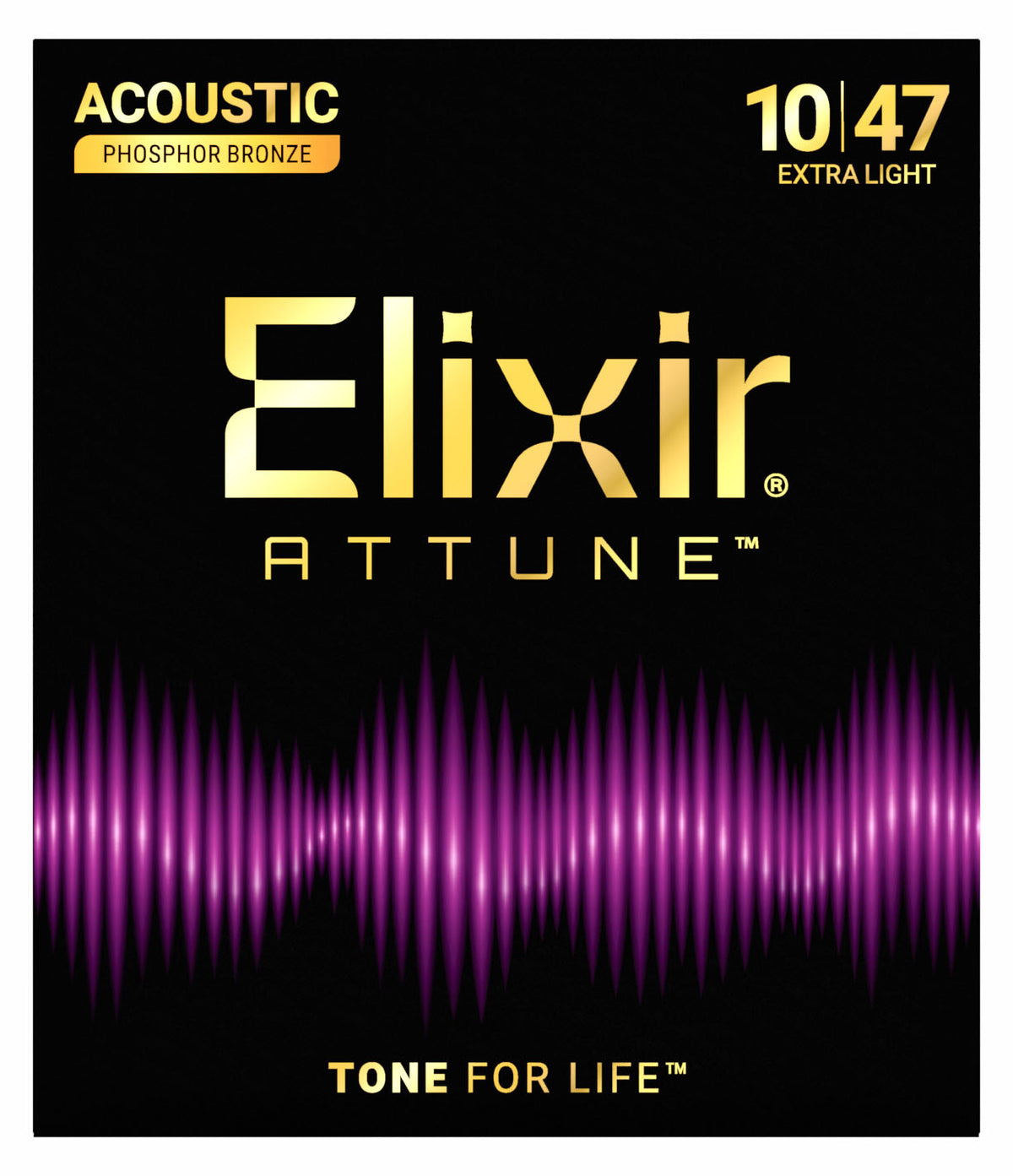 Official Elixir — Elixir ATTUNE Phosphor Bronze POLYWEB 10-42