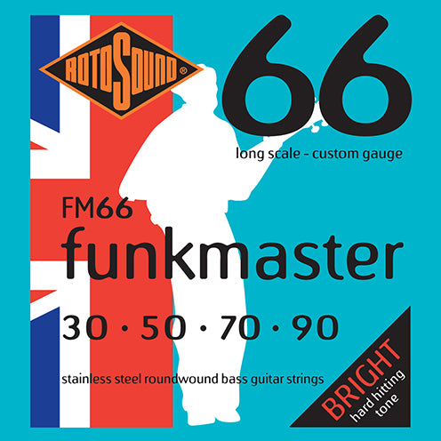 Rotosound Stainless Steel Funkmaster 30 50 70 90