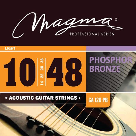 Magma Acoustic Guitar p/bronze strings - 10 gauge - Out of Stock
