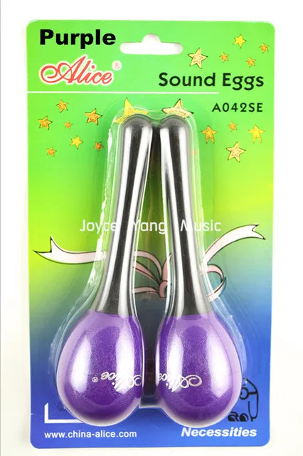 Alice Egg Shaker with Handle – Pair | Assorted Colours Percussion Instruments by Alice