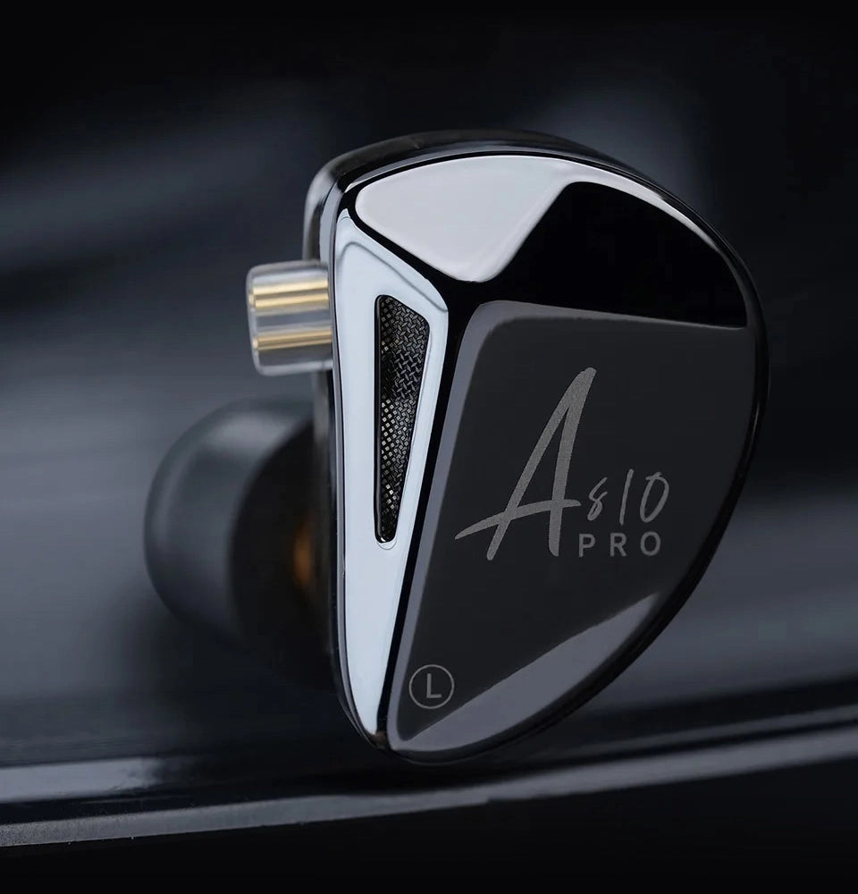 KZ AS10 Pro In-Ear Monitors Black