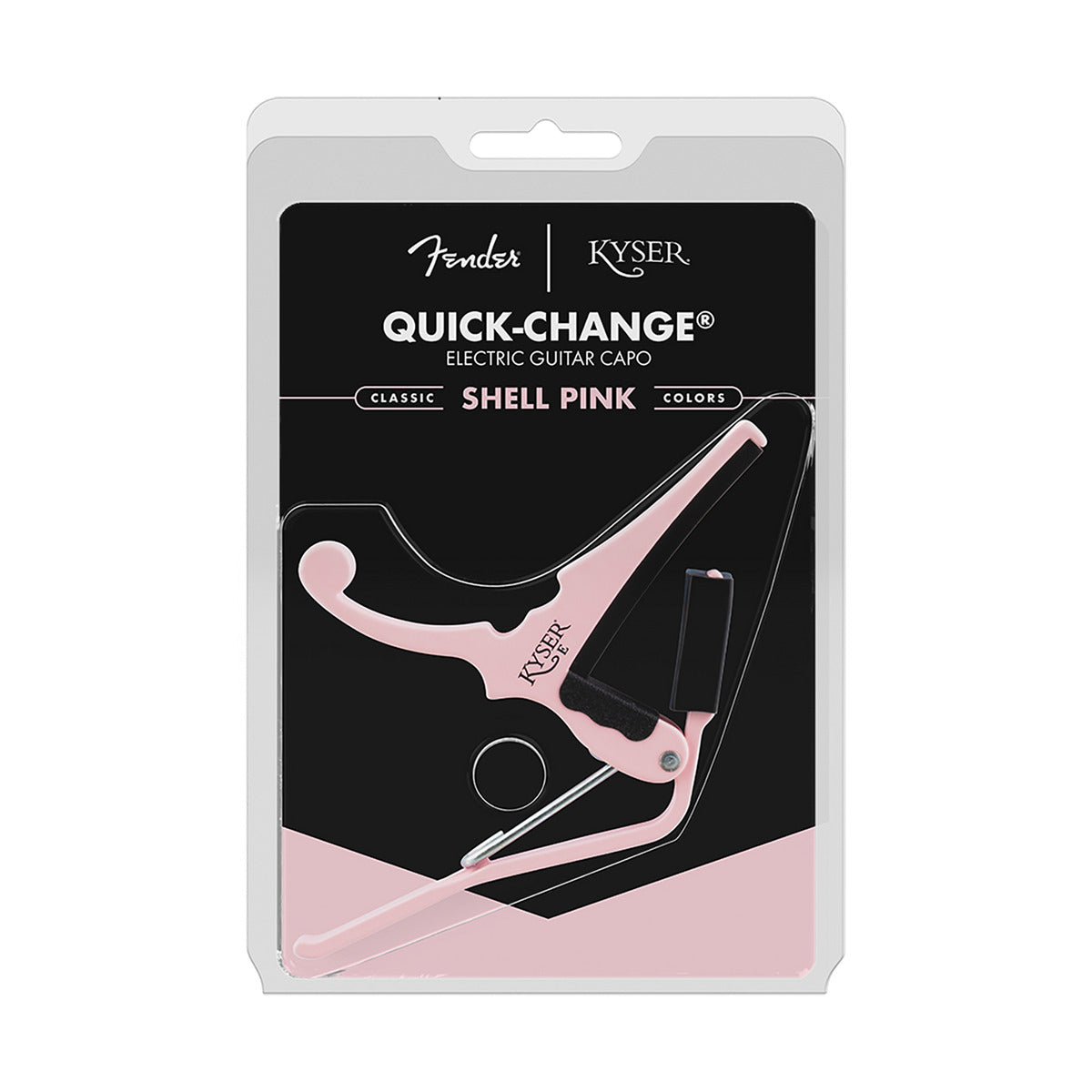 Kyser Fender Quick-Change Capo Shell Pink