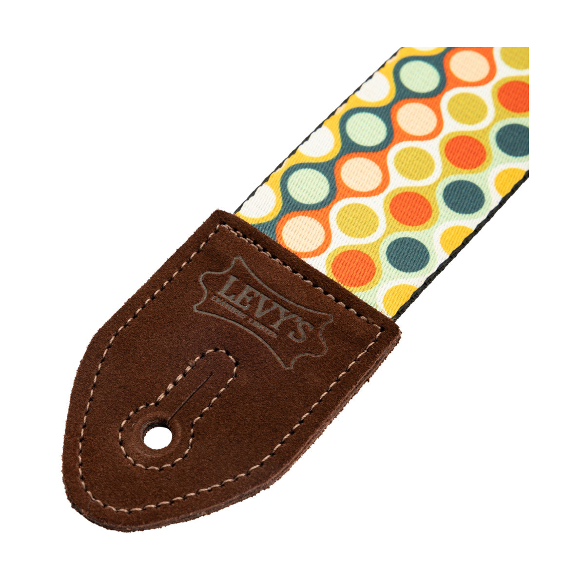 Levy's Mid Century Modern Guitar Strap Red Blue Green