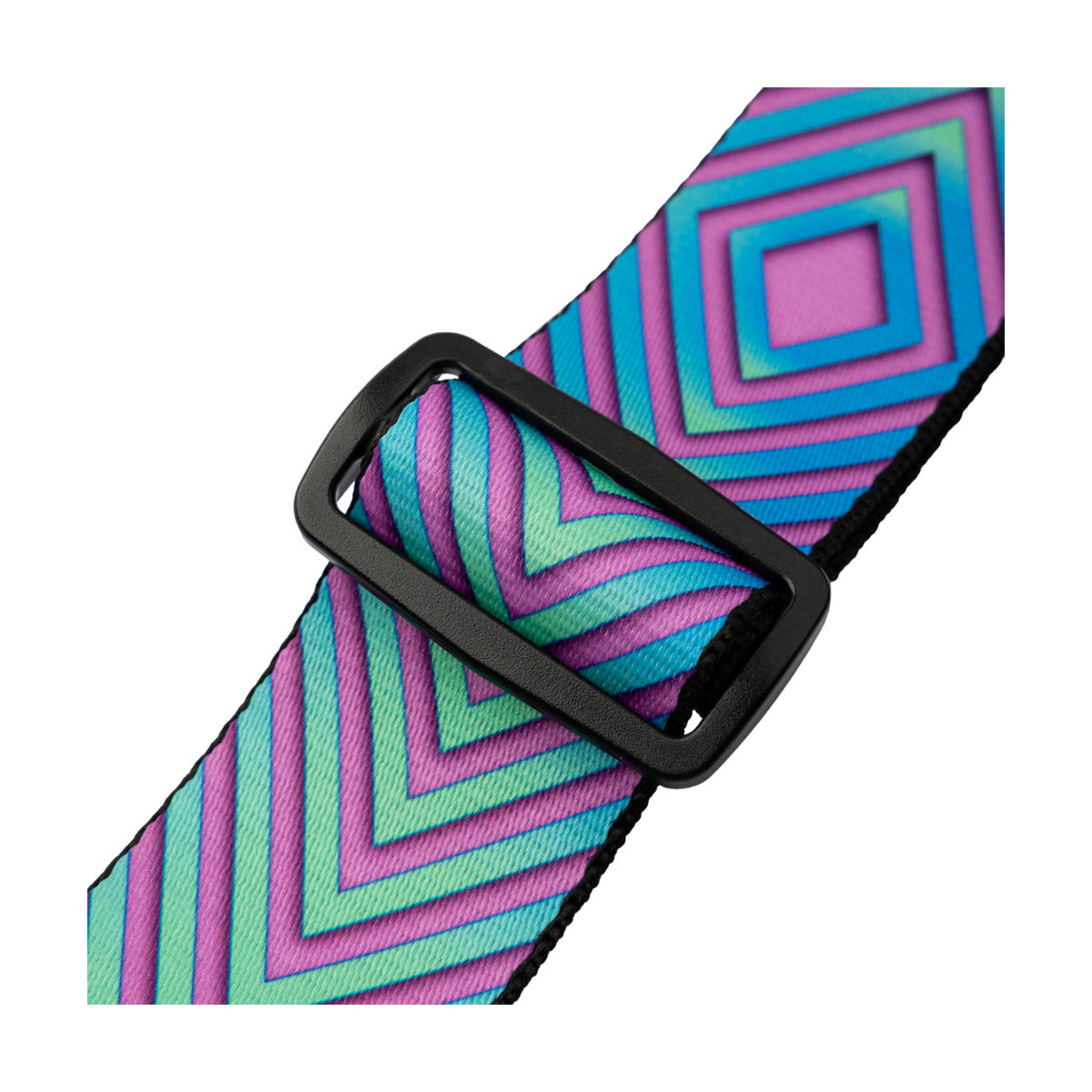 Levy's Optical Illusion Guitar Strap Neon Green