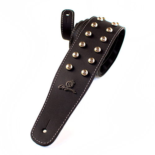Magma Black Nickle Inlays leather strap (MG01)