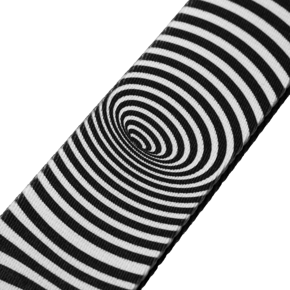 Levy's Optical Illusion Guitar Strap Black White