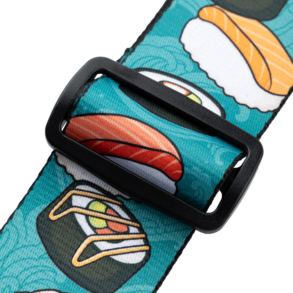 Levy's Tasty Grooves Poly Guitar Strap Sushi Roll