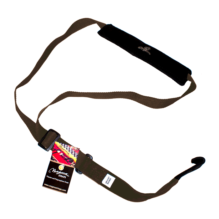 Magma Brown Polypropylene Classic Guitar strap (MPC02)