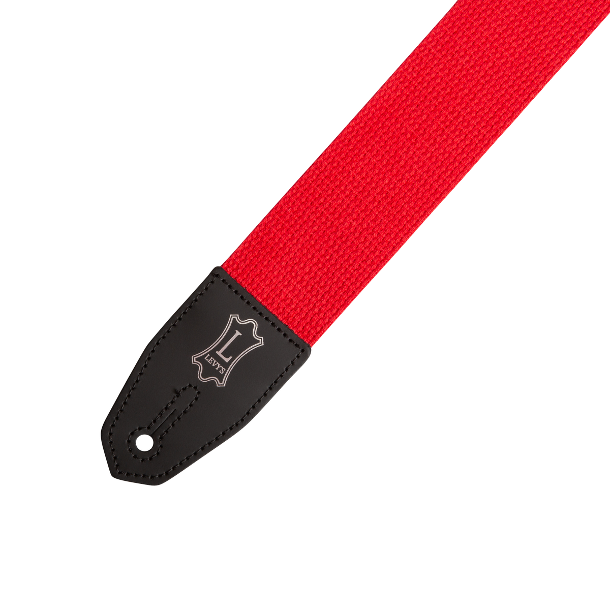 Levy's 2" Mrhc Cotton Right Height Series Guitar Strap in Red