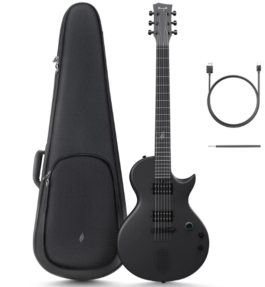 Enya NOVA GO SONIC BLACK Carbon Fibre Travel Guitar