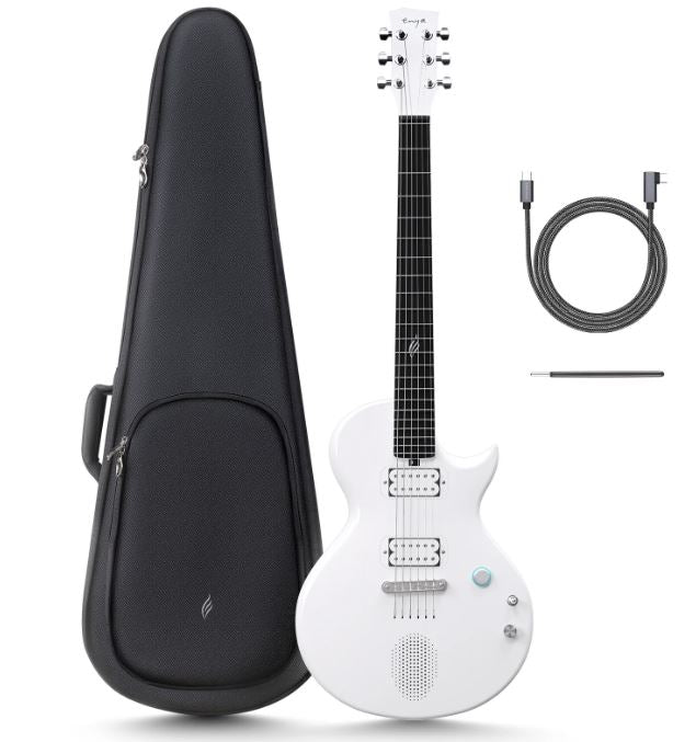 Enya NOVA GO SONIC WHITE Carbon Fibre Travel Guitar