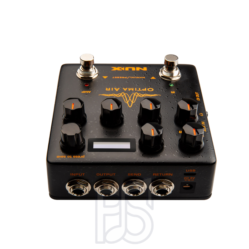 NUX Optima Air Acoustic Simulator & IR Loader – Acoustic Guitar Preamp Pedal