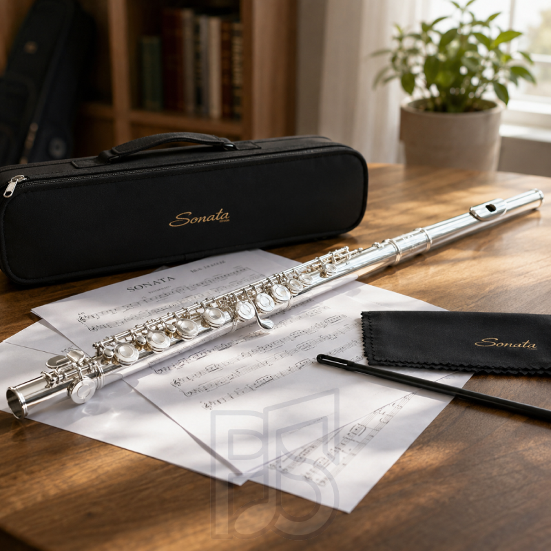 Sonata FLE100S Silver-Plated Concert Flute