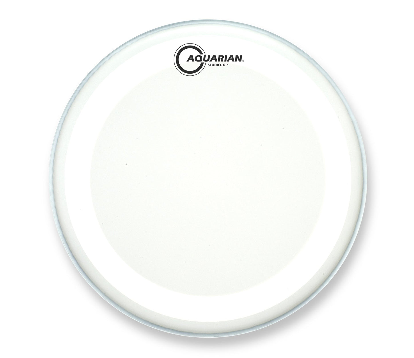 Aquarian 16" Studio-x White Texture Coated 10mil Single Ply Drumhead with X Ring