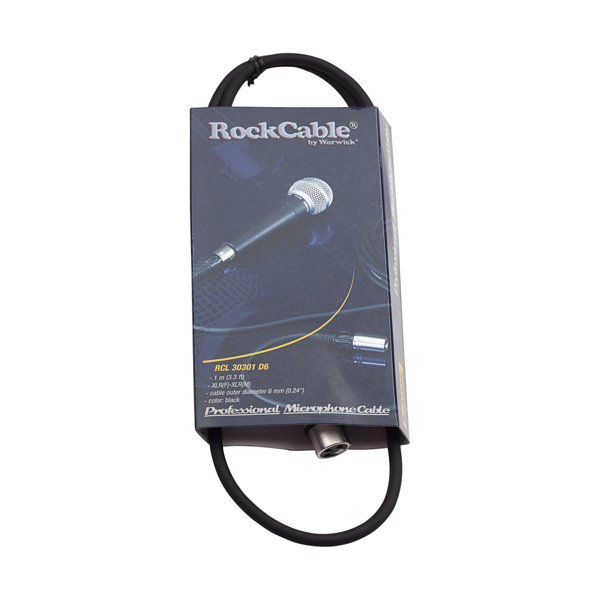 Warwick Rockcable Xlr (male) / Xlr (female) 1M Microphone Cable (shop.warwick.de)
