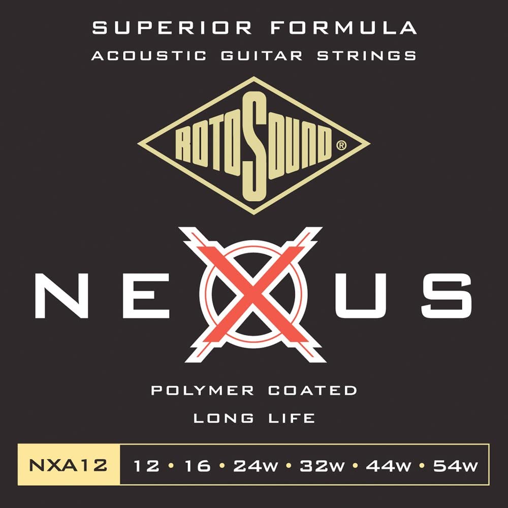 Rotosound Acoustic Guitar Strings – COATED – Gauge 12-54
