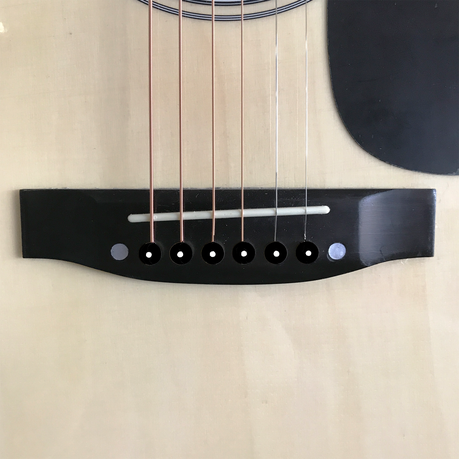 Acoustic Guitar Accessory Bundle - Strings, Strap, Bridge Pins, Plectrum