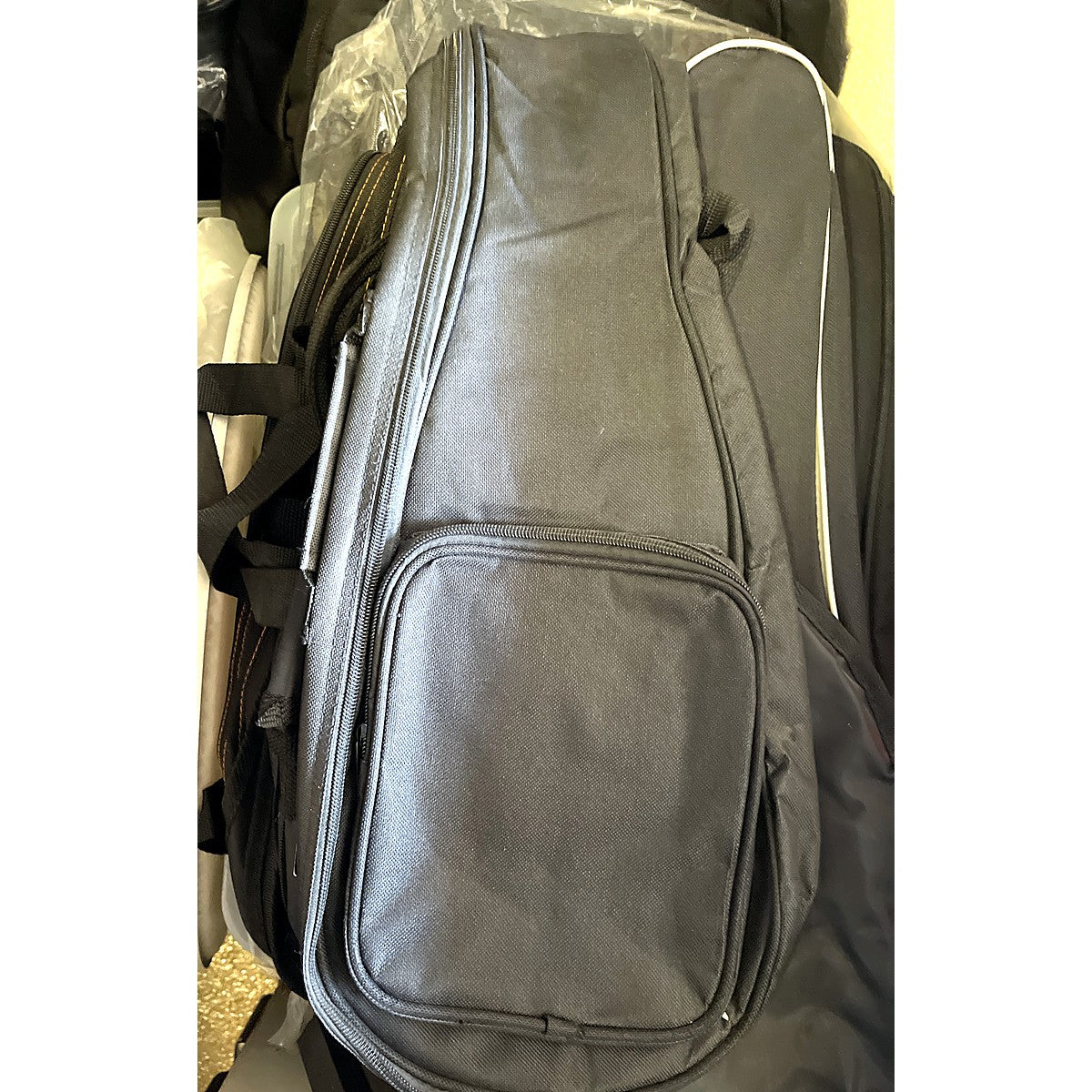 Padded black soprano ukulele gig bag