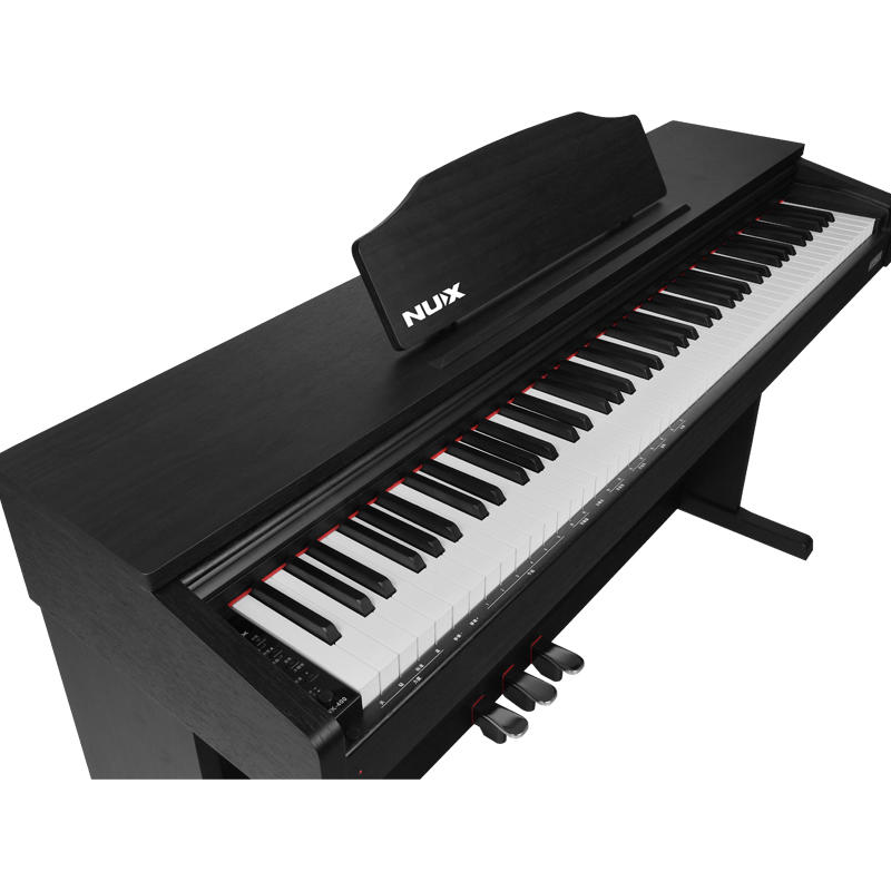 NUX WK-400 88-Key Digital Piano – Dark Rosewood Finish