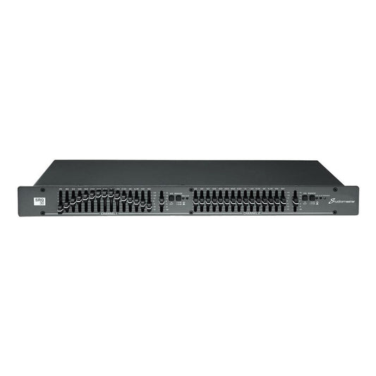 Studiomaster SRQ30 2x15-band graphic equalizer front panel