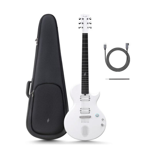 Enya NOVA GO SONIC WHITE Carbon Fibre Travel Guitar