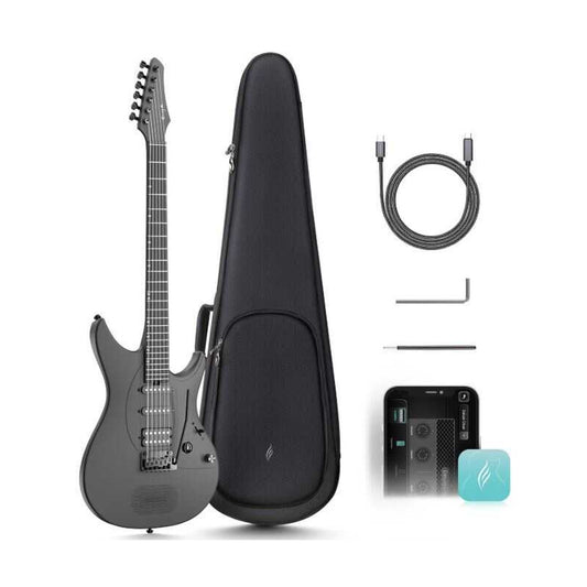 Enya INSPIRE BLACK Carbon Fibre Smart Electric Guitar