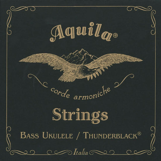 Aquila Ukulele Bass Strings – Black Nylon (140U)