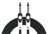 Kirlin LGI-201/BK – 3 Meter LightGear Instrument Cable – 1/4" Mono to 1/4" Mono