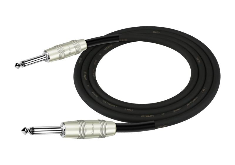 Kirlin IP-201PR /BK – Original Instrument Cable – 6 Meters – 1/4" Mono Plug to 1/4" Mono Plug – Black by Kirlin