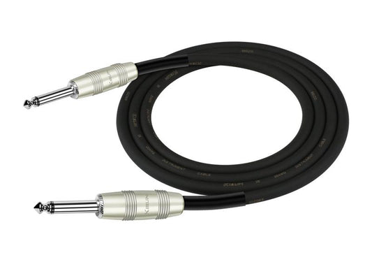 Kirlin IP-201PR /BK – Original Instrument Cable – 6 Meters – 1/4" Mono Plug to 1/4" Mono Plug – Black by Kirlin