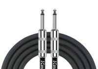 Kirlin SBCV-166/BK 10m Entry 16AWG Speaker Cable – 1/4" Mono to 1/4" Mono – Black