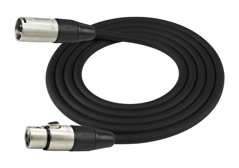 Kirlin MPC-480PB/BK 1m Entry 24 Microphone Cable – XLR Male to XLR Female – Black by Kirlin