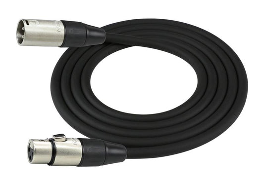 Kirlin MPC-480PB/BK 1m Entry 24 Microphone Cable – XLR Male to XLR Female – Black by Kirlin