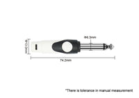 Kirlin LGI-201/BK – 3 Meter LightGear Instrument Cable – 1/4" Mono to 1/4" Mono