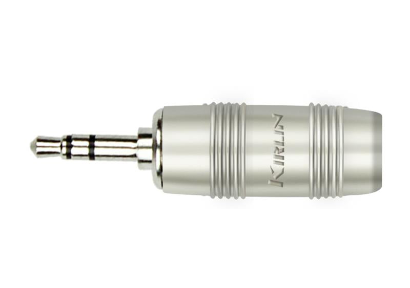 Kirlin CH-2025PRL – 3,5mm TRS Male Plug, Nickel-Plated Contact by Kirlin