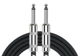 Kirlin IPCV-241/BK 6m Entry 24 Instrument Cable – 1/4" Mono to 1/4" Mono – Black
