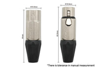 Kirlin MW-480/BK 6m Original Woven Microphone Cable – XLR Male to XLR Female – Black/White