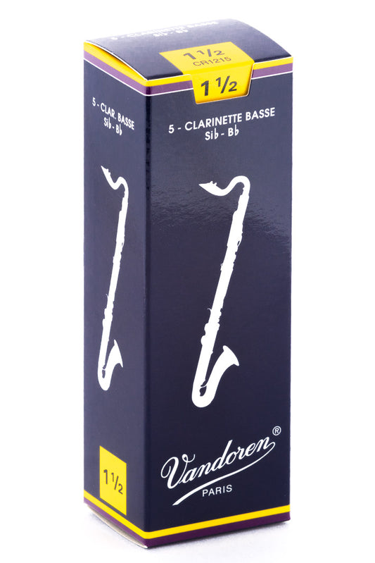 VANDOREN BASS CLARINET REEDS 1,5 Box of 10 — image 1