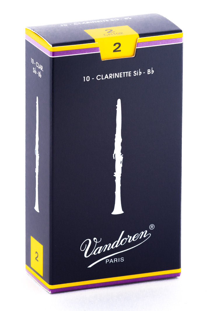 VANDOREN CLARINET REEDS 2 Box of 10 — official Vandoren image 1