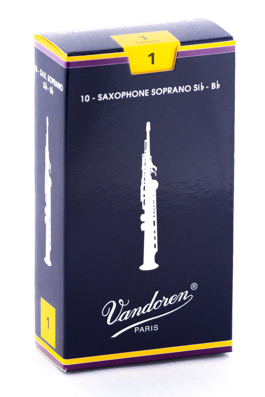 Vandoren Classic Soprano Saxophone Reeds 1 – Box of 10 — official Vandoren image 1