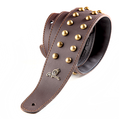 Magma Brown Bronze Inlays leather strap (MH02)