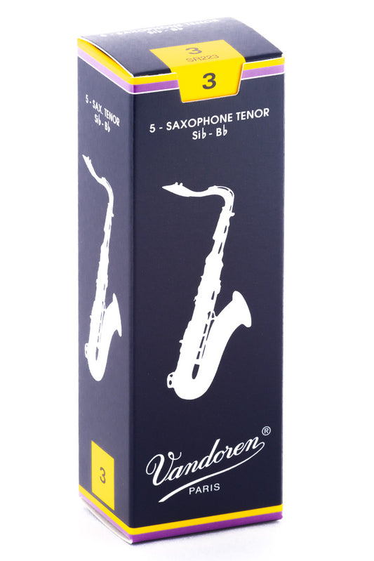 Vandoren Classic Tenor Saxophone Reeds 3 – Box of 5 — official Vandoren image 1