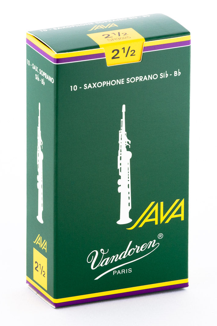 Vandoren JAVA Soprano Reeds - 2.5 — image 1