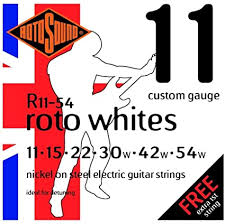 Rotosound Roto whites Nickel – Gauge 11-45