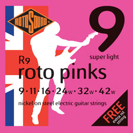 Rotosound Electric Guitar Strings – Nickel on Steel – Gauge 9-42