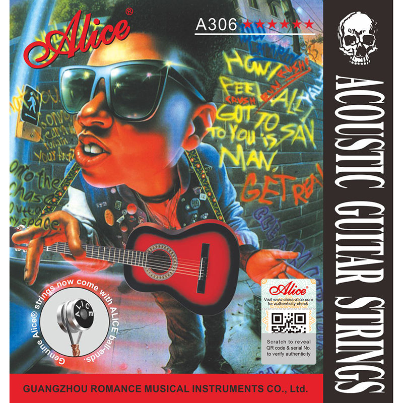 Alice Acoustic Guitar Strings 10-47 by Alice