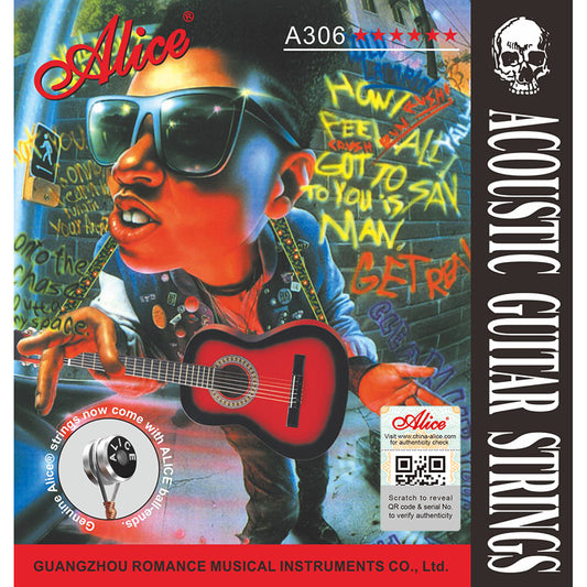Alice Acoustic Guitar Strings 10-47 by Alice