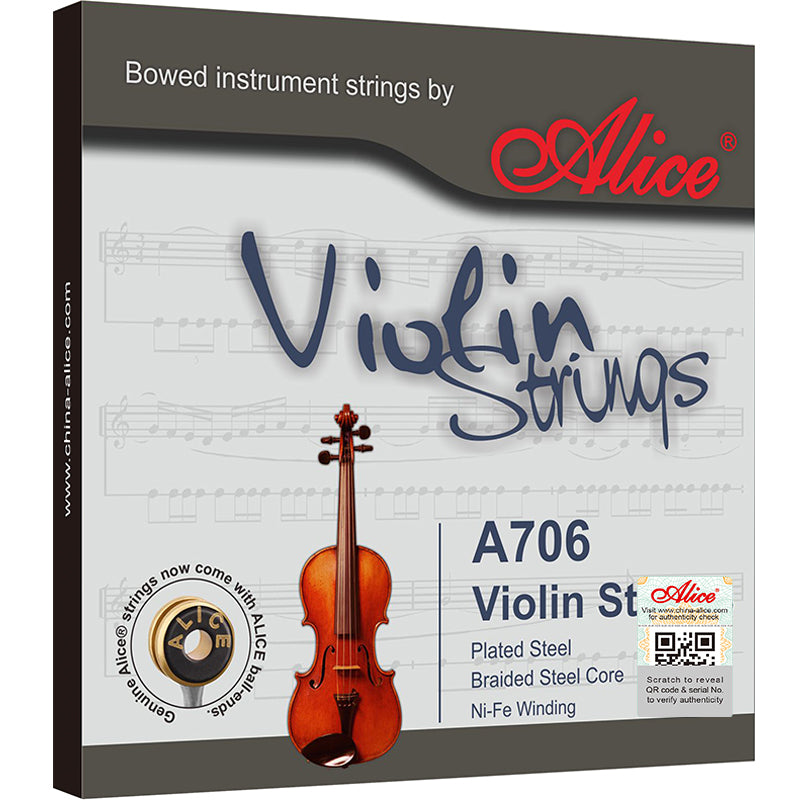 Alice A706 Violin First String (E String) – High-Quality Violin String Replacement by Alice